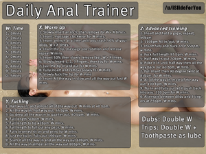 Daily Anal Training