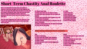 Short Term Chastity Anal Roulette