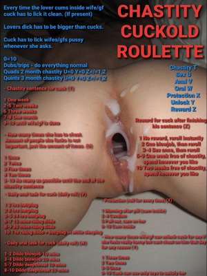 CHASTITY CUCKOLD ROULETTE (not too hard)