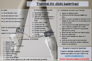 Training for dildo ballerina