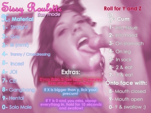 Easy Sissy roulette easy mode