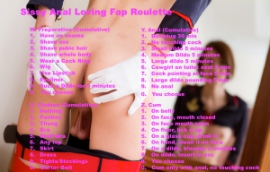 Sissy Anal Loving Fap Roulette