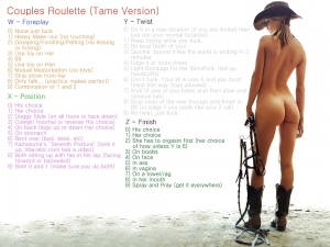 Couples Roulette Tame Version