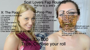 Scat Lovers Fap Roulette