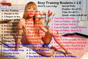 sissy training roulette