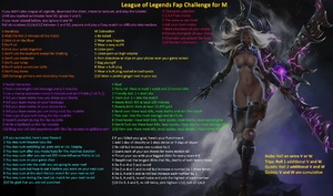 League of Legends Fap challenge for M