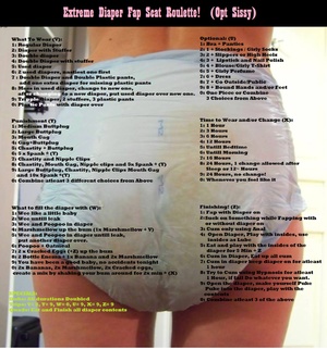 Extreme Diaper Fap Scat Roulette! (Optional Sissy)