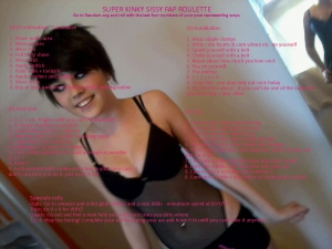 super kinky sissy fap roulette