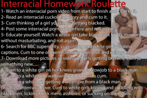 BBC Interracial Homework Roulette