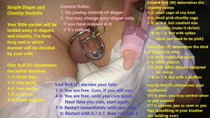 Simple Diaper & Chastity Roulette