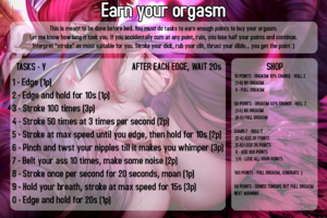 Earn Your Orgasm