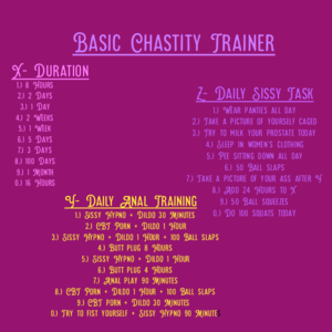 Basic Chastity Trainer