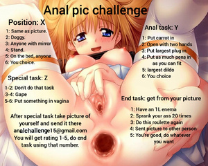 Anal pic challenge