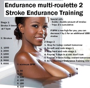 Endurance Multi-Roulette 2: Stroke Endurance Training