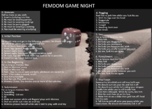 Femdom Game Night