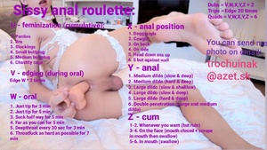 Sissy anal roulette