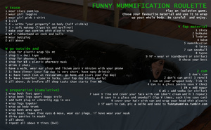 Funny mummification roulette