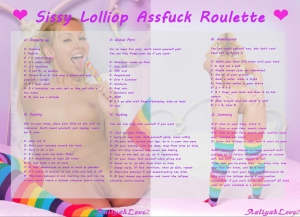 sissy lollipop assfuck roulette