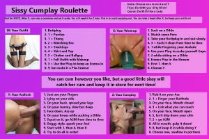 sissy cum-play roulette