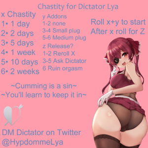 Chastity for Dictator Lya