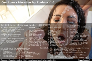 cum lover's marathon fap roulette