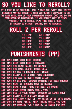 Reroll Punishments