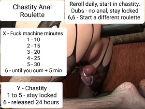 Simple Anal + Chastity