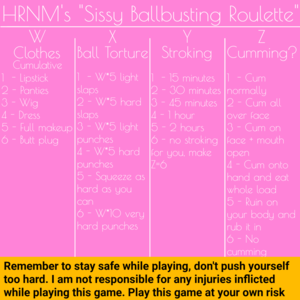 Sissy Ballbusting Roulette