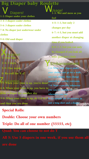 Big diaper baby roulette