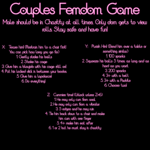 Couples Femdom game