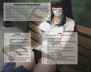 Park Bench Masturabtion