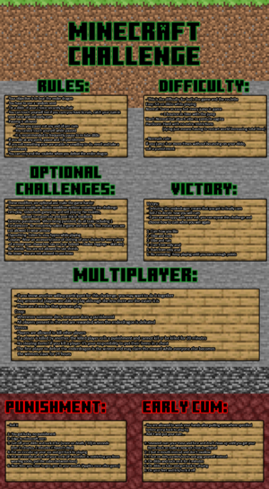 Minecraft Anal Challenge