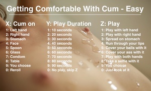 Getting Comfortable With Cum - Easy