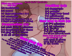 Naughty sissy anal roulette
