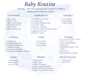 Baby Routine