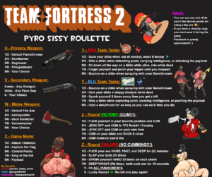 Team Fortress 2 (TF2) Pyro Sissy Roulette