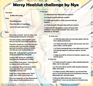 Mercy Healslut challenge by Nyx