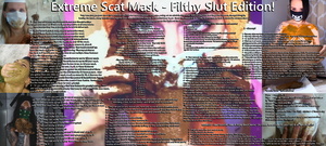 Extreme Scat Mask - Filthy Slut Edition!