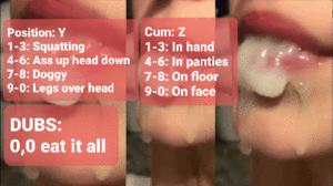 EASY CUMLOVERS FACIAL SISSY ROULETTE 