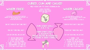Cubed Cum and Caged