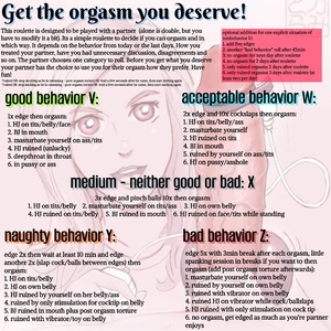 Get the orgasm you deserve!