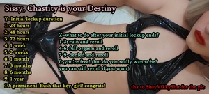 Sissy Chastity Roulette
