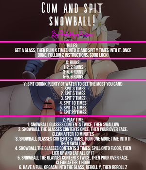 Cum and Spit Snowball!