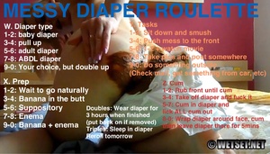 Messy Diaper Roulette