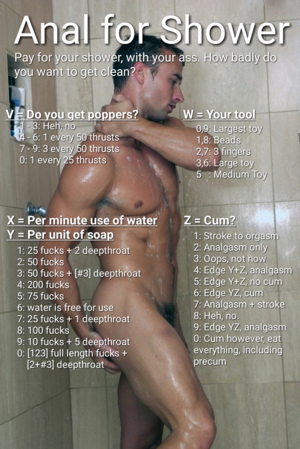 Anal for Shower