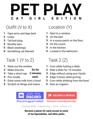 Pet Play - Cat Girl Edition