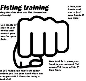 Fisting training
