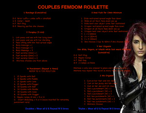 Couples Femdom Roulette V.2