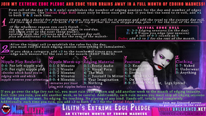 Lilith's Extreme Edge Pledge