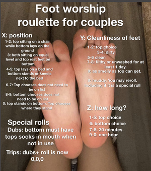 Foot worship for couples